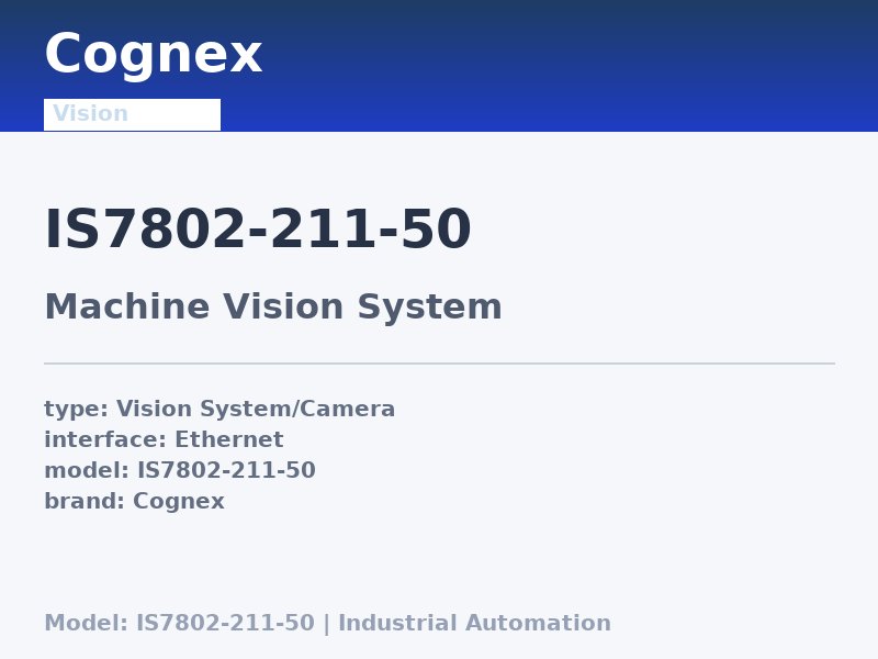 Cognex IS7802-211-50