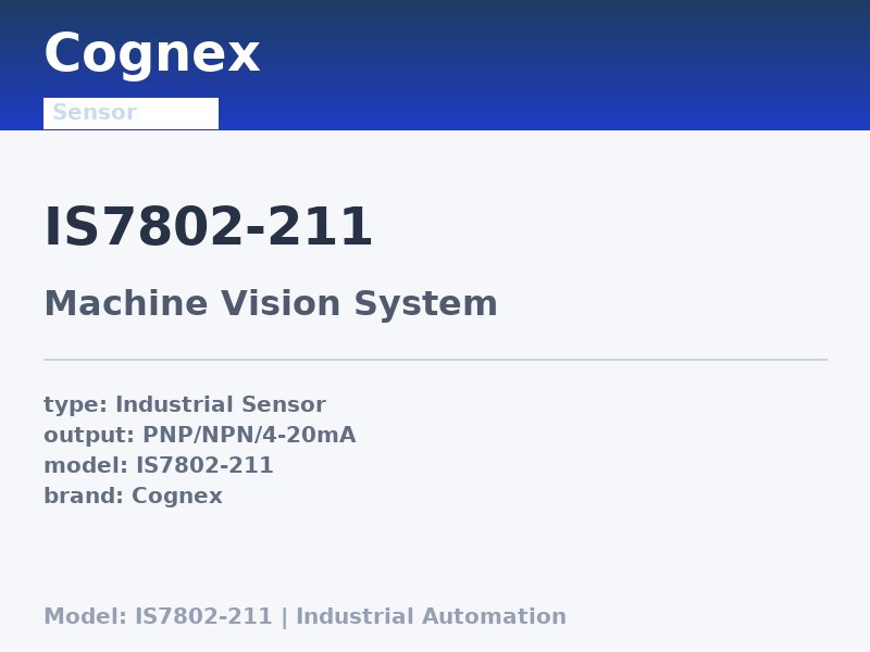 Cognex IS7802-211
