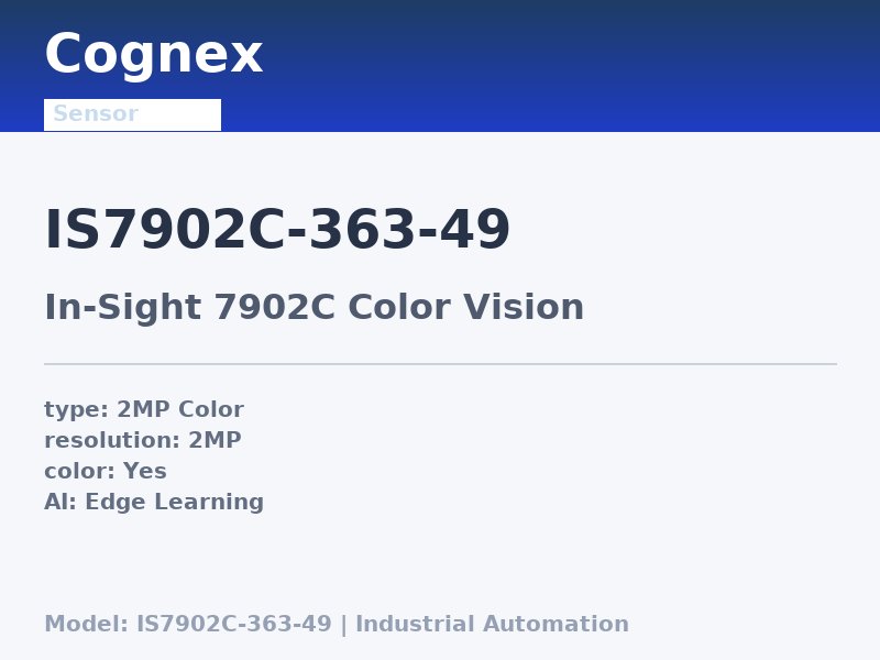 Cognex IS7902C-363-49