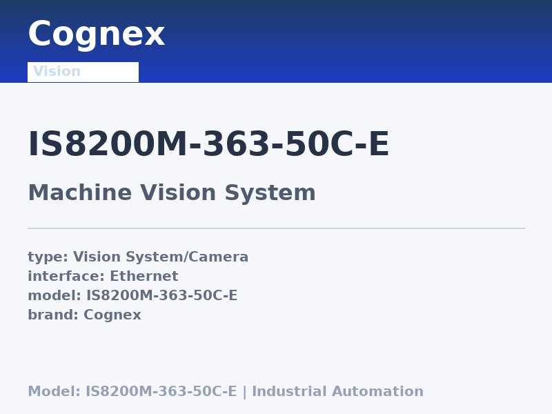Cognex IS8200M-363-50C-E