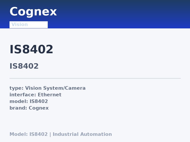 Cognex IS8402
