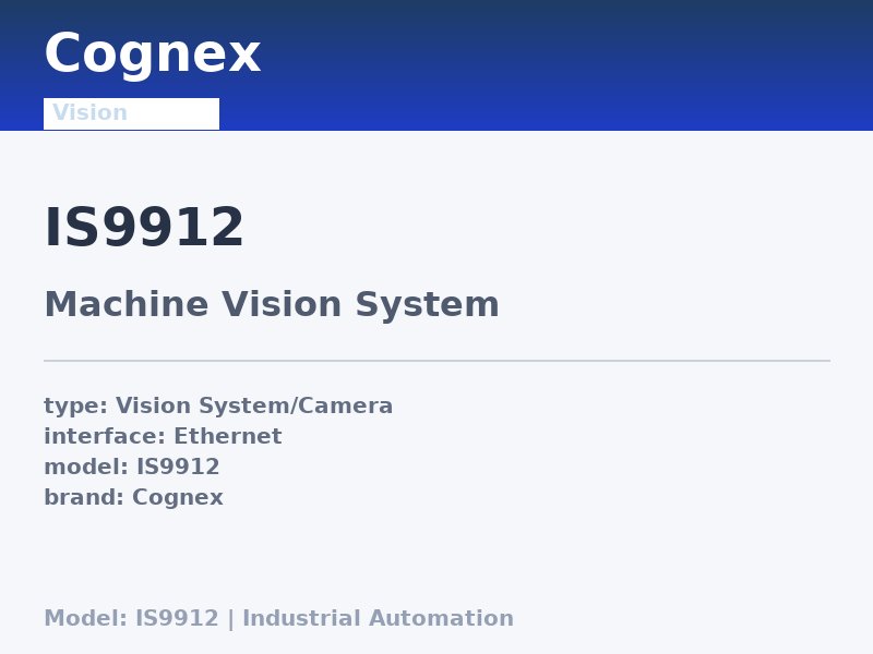 Cognex IS9912