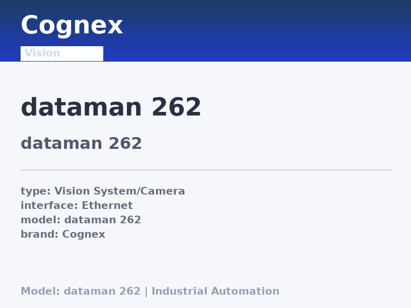 Cognex dataman 262