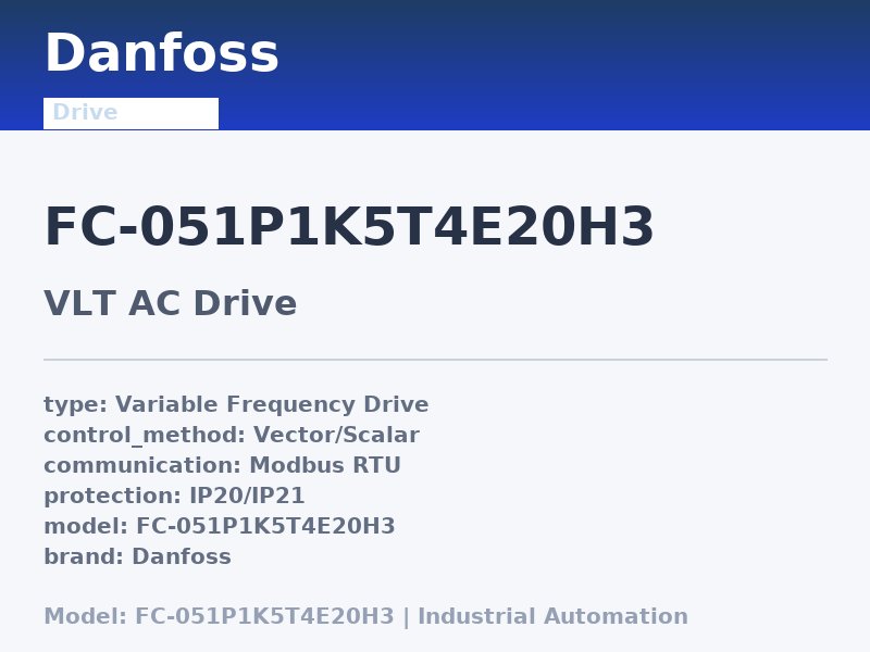 Danfoss FC-051P1K5T4E20H3