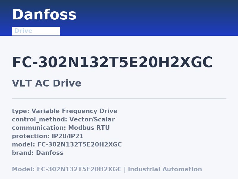 Danfoss FC-302N132T5E20H2XGC