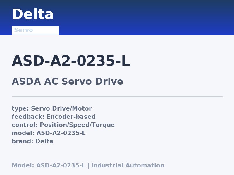 Delta ASD-A2-0235-L