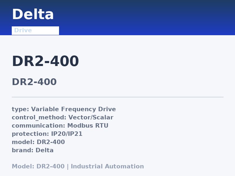 Delta DR2-400