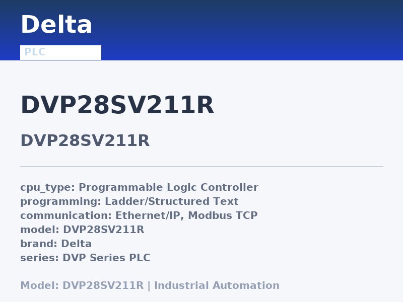 Delta DVP28SV211R