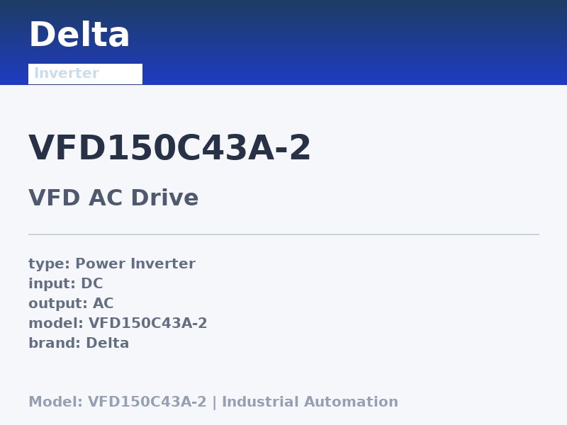 Delta VFD150C43A-2