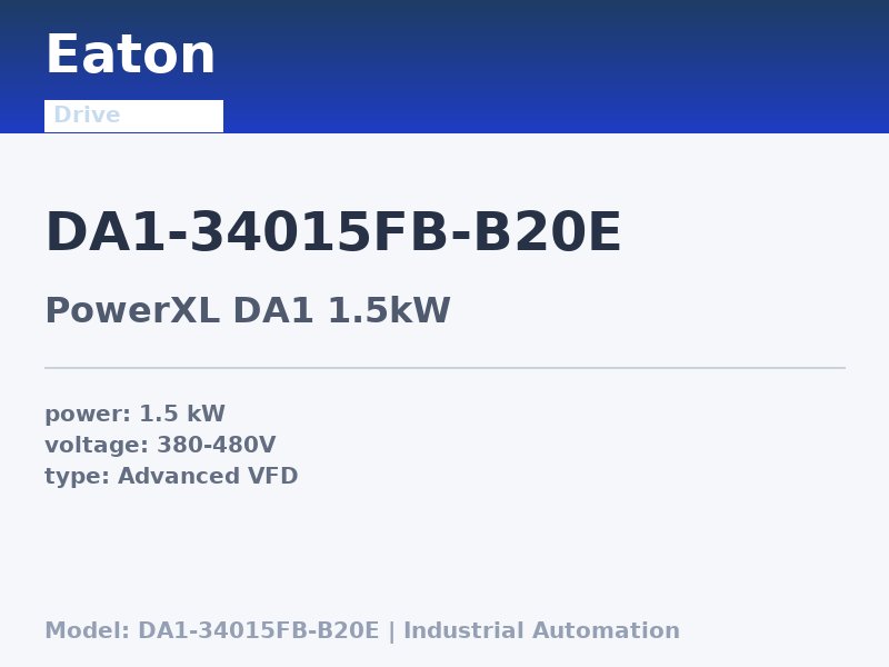 Eaton DA1-34015FB-B20E