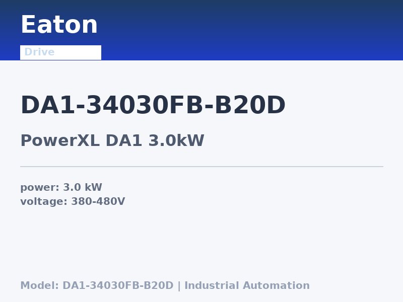 Eaton DA1-34030FB-B20D