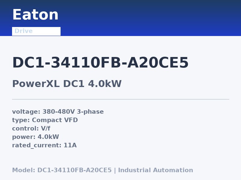 Eaton DC1-34110FB-A20CE5