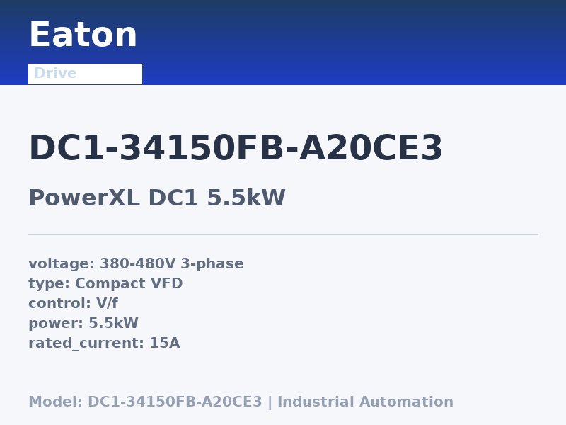 Eaton DC1-34150FB-A20CE3
