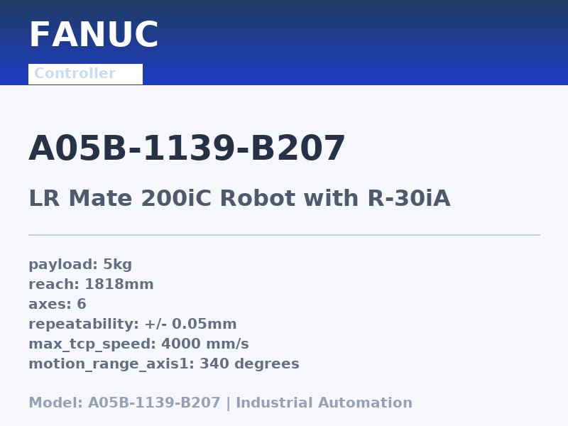FANUC A05B-1139-B207