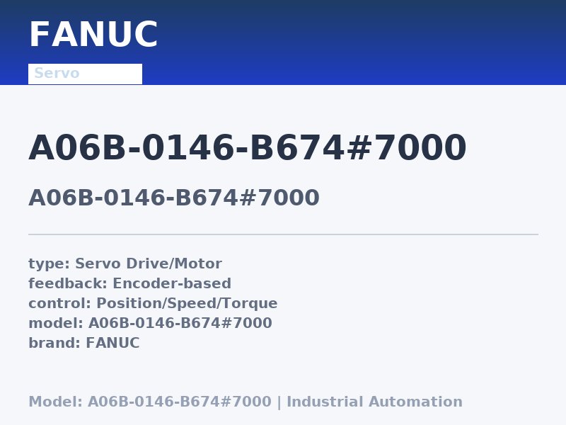 FANUC A06B-0146-B674#7000