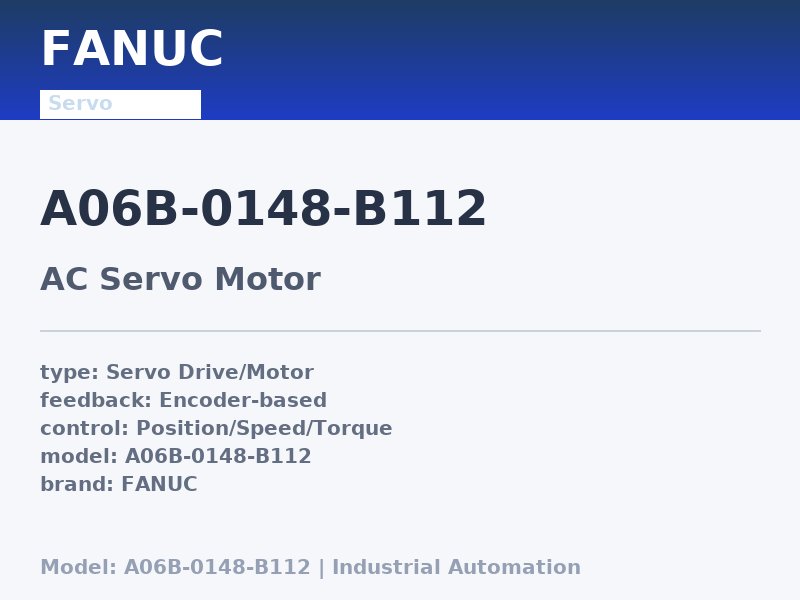 FANUC A06B-0148-B112