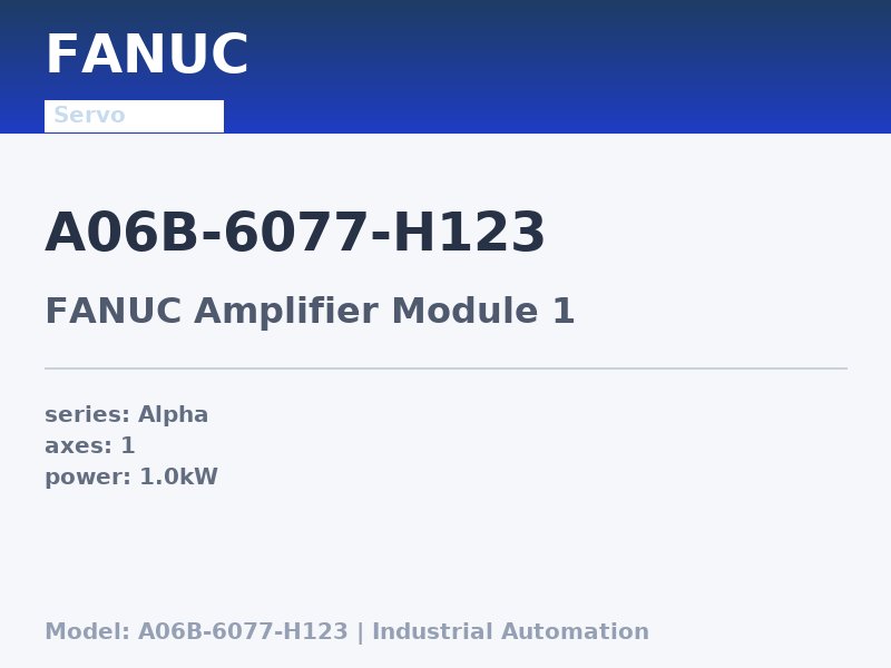 FANUC A06B-6077-H123