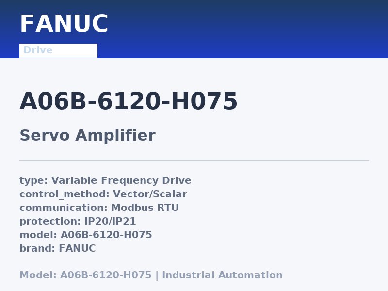 FANUC A06B-6120-H075