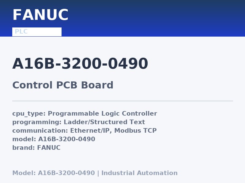 FANUC A16B-3200-0490