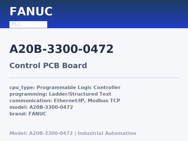 FANUC A20B-3300-0472