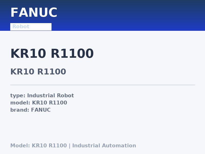 FANUC KR10 R1100