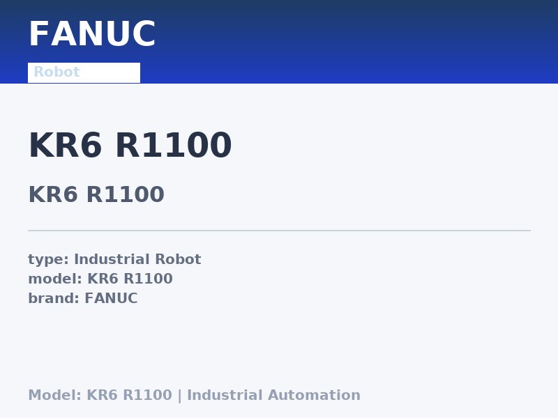 FANUC KR6 R1100