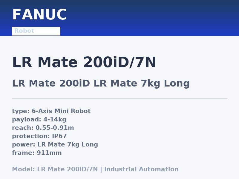 FANUC LR Mate 200iD/7N