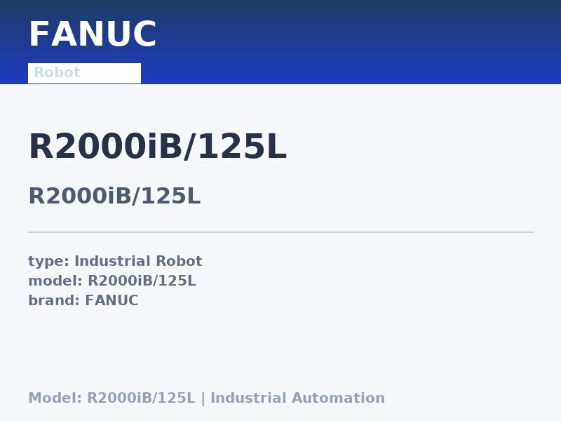 FANUC R2000iB/125L