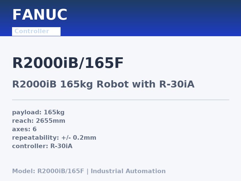 FANUC R2000iB/165F