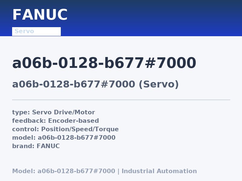 FANUC A06B-0128-B677#7000