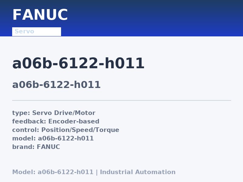 FANUC a06b-6122-h011