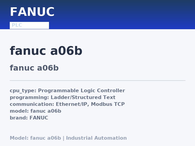 FANUC fanuc a06b