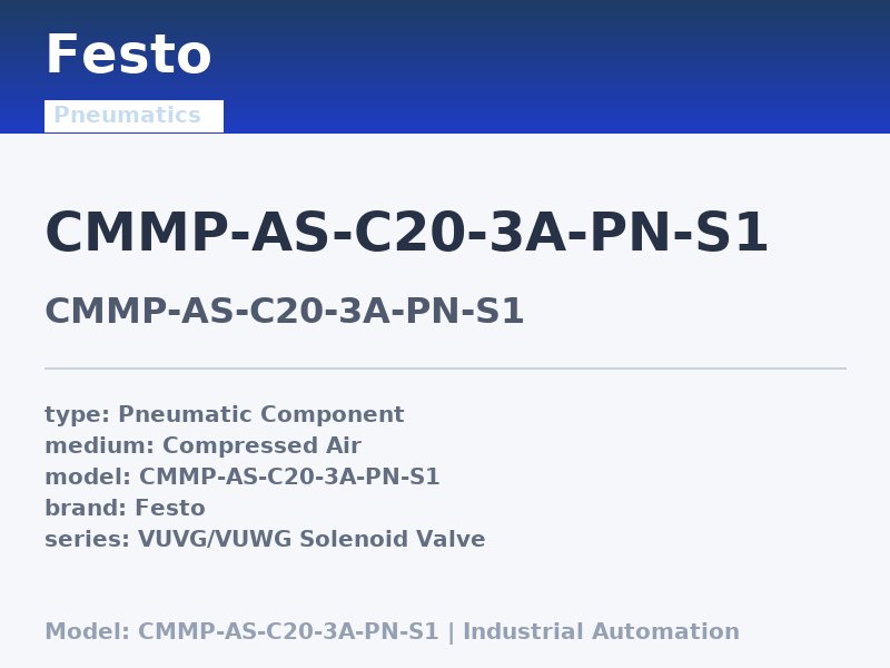 Festo CMMP-AS-C20-3A-PN-S1