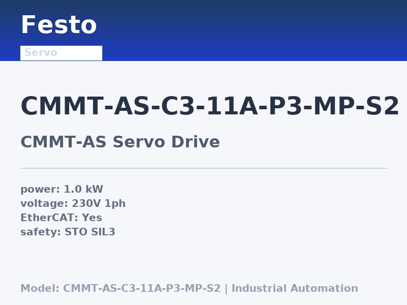 Festo CMMT-AS-C3-11A-P3-MP-S2