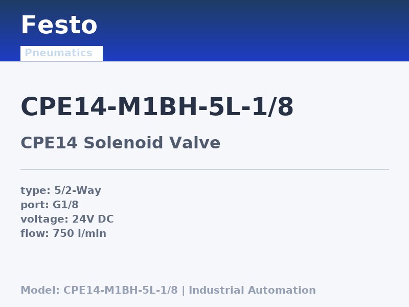 Festo CPE14-M1BH-5L-1/8