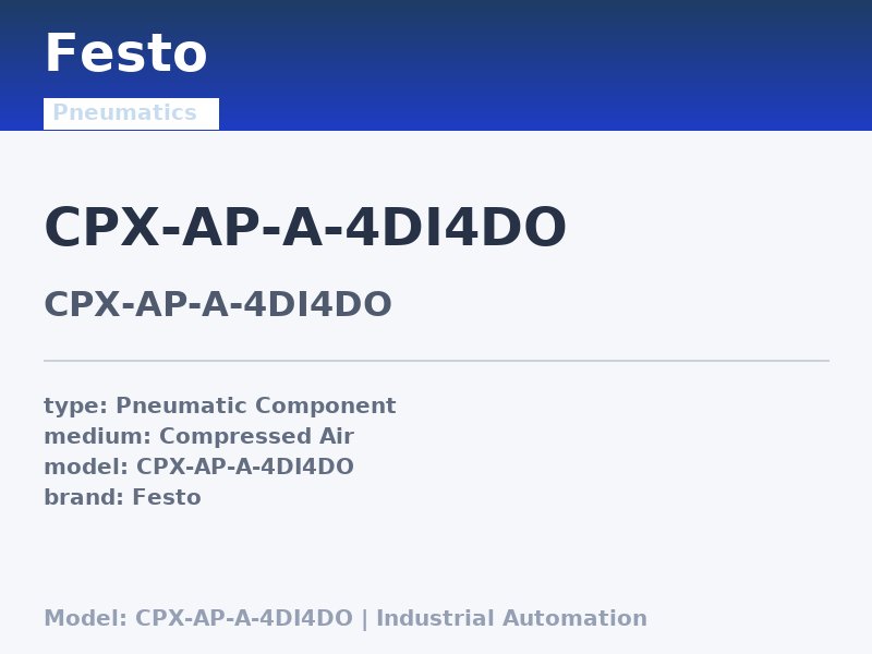 Festo CPX-AP-A-4DI4DO