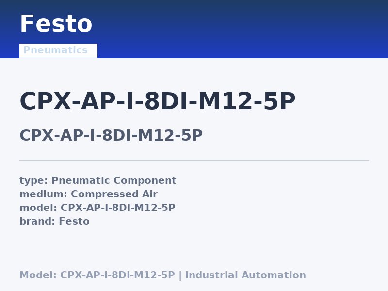 Festo CPX-AP-I-8DI-M12-5P