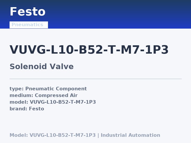 Festo VUVG-L10-B52-T-M7-1P3