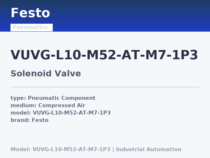 Festo VUVG-L10-M52-AT-M7-1P3