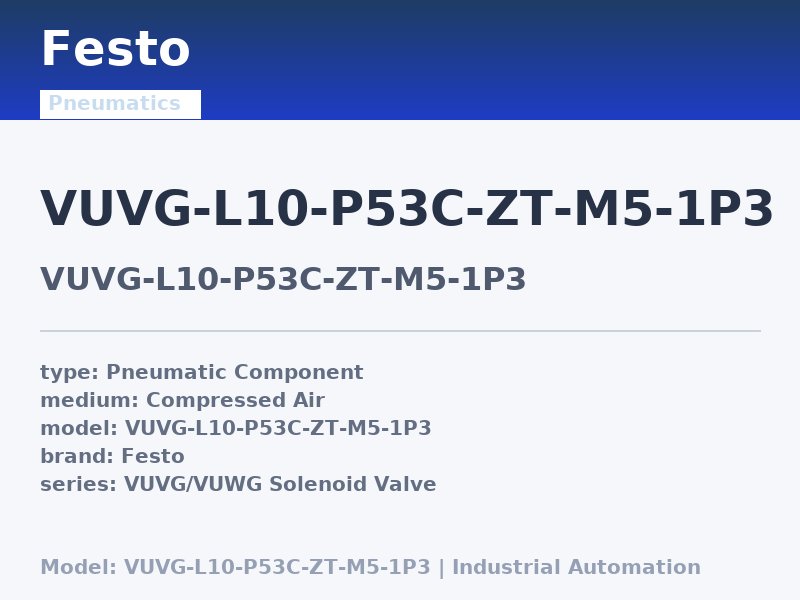 Festo VUVG-L10-P53C-ZT-M5-1P3