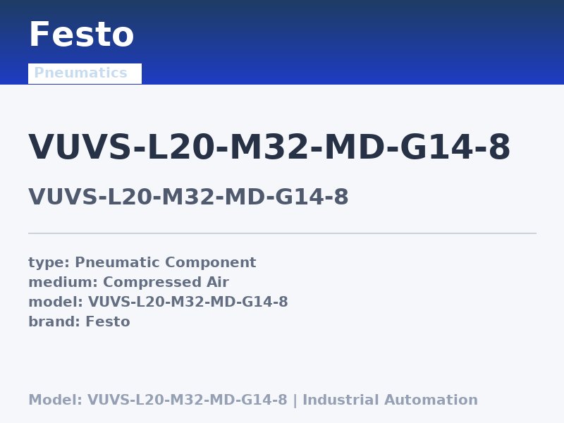 Festo VUVS-L20-M32-MD-G14-8