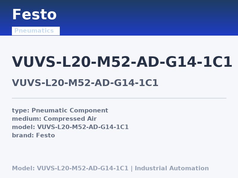 Festo VUVS-L20-M52-AD-G14-1C1