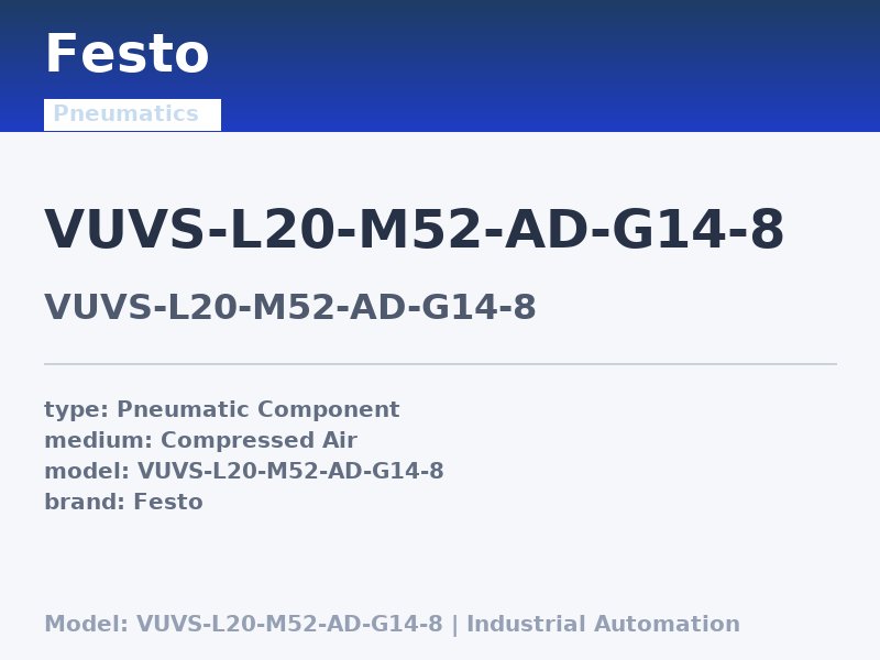 Festo VUVS-L20-M52-AD-G14-8
