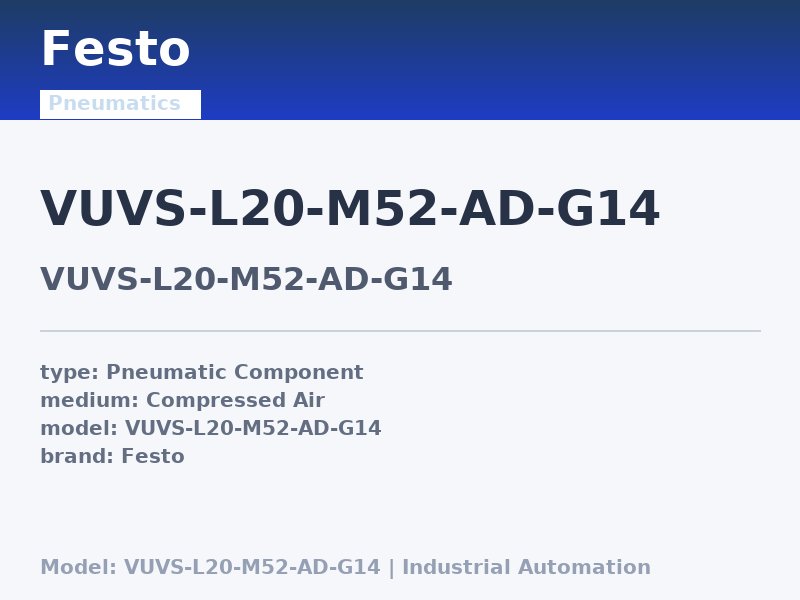 Festo VUVS-L20-M52-AD-G14