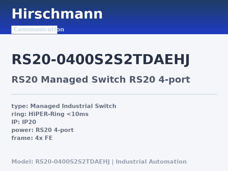 Hirschmann RS20-0400S2S2TDAEHJ