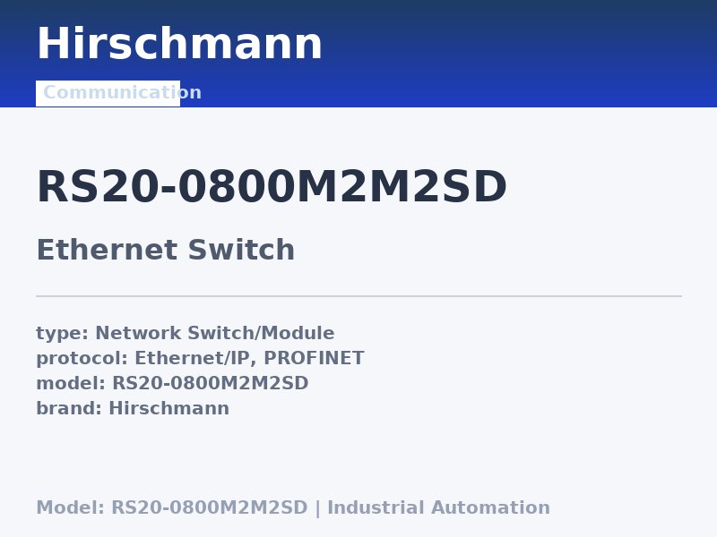 Hirschmann RS20-0800M2M2SD