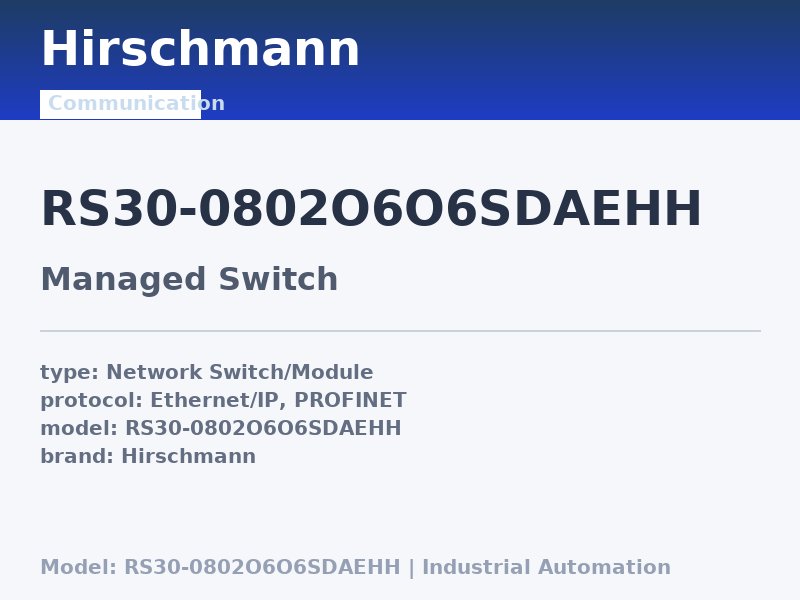 Hirschmann RS30-0802O6O6SDAEHH