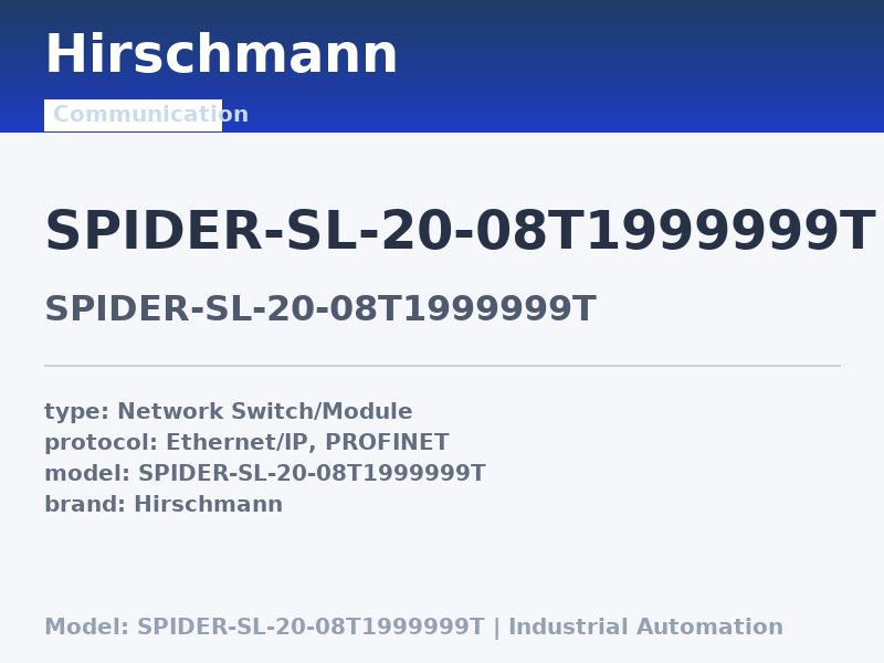 Hirschmann SPIDER-SL-20-08T1999999T