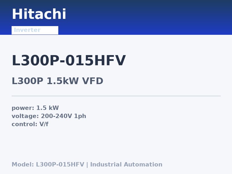 Hitachi L300P-015HFV