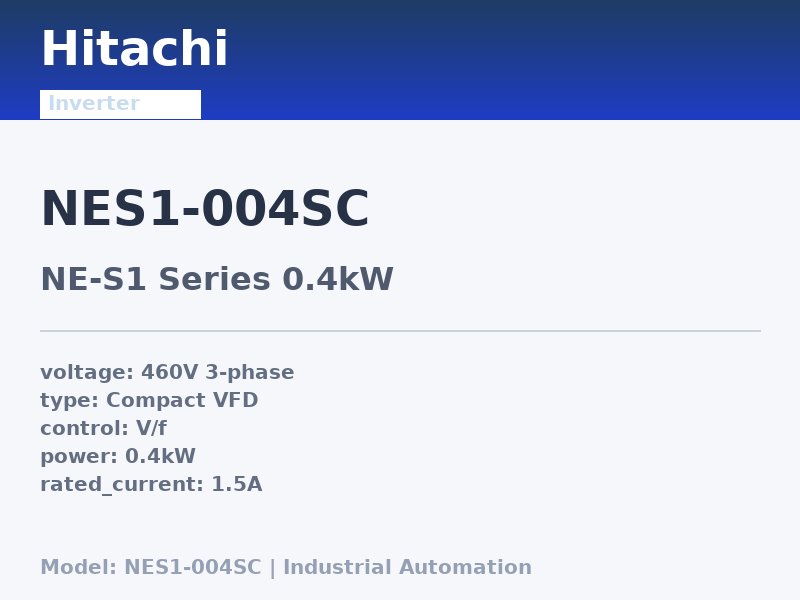 Hitachi NES1-004SC